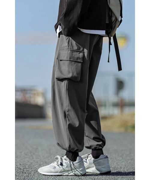 HOOK（フック）の「【HOOK】ビッグポケット付き カーゴジョガーパンツ