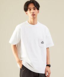 CHUMS | 別注 [ チャムス ] CHUMS GLR ロゴ ポケット Tシャツ ポケT カットソー(Tシャツ/カットソー)