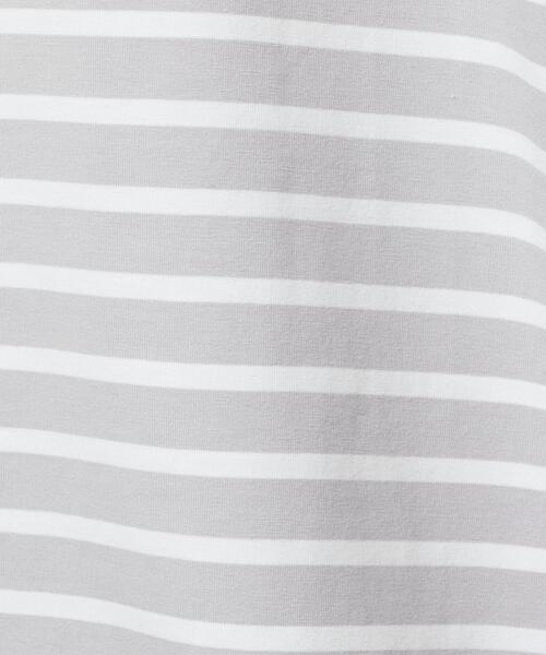 closet story（クローゼットストーリー）の「【WEB限定】＜closet story＞★★Aライン ボーダー カットソー（Tシャツ/カットソー・レディース・ブラック/ライム/ライトグレー・FREE）」の16枚目の写真