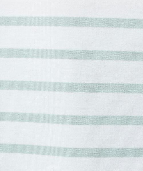 closet story（クローゼットストーリー）の「【WEB限定】＜closet story＞★★Aライン ボーダー カットソー（Tシャツ/カットソー・レディース・ブラック/ライム/ライトグレー・FREE）」の5枚目の写真