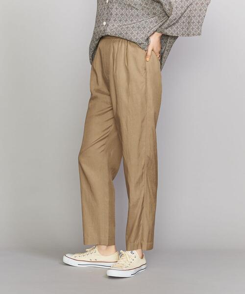 BEAUTY&YOUTH UNITED ARROWS(ビューティーアンドユースユナイテッドアローズ)の「BY キュプラコットンウエストゴムタックパンツ(その他パンツ・レディース・ベージュ/イエロー/シャーベット・SMALL/MEDIUM)」の12枚目の写真