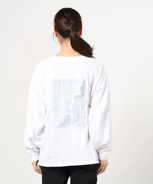 Per sist ence（パーシエンス）の「Per sist ence/パーシエンス　ダブルプリントロンTEE（Tシャツ/カットソー・レディース・ベージュ/カーキ/オフホワイト/ブラック・FREE）」の7枚目の写真