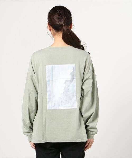 Per sist ence（パーシエンス）の「Per sist ence/パーシエンス　ダブルプリントロンTEE（Tシャツ/カットソー・レディース・ベージュ/カーキ/オフホワイト/ブラック・FREE）」の8枚目の写真