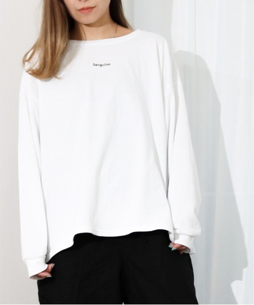 Per sist ence（パーシエンス）の「Per sist ence/パーシエンス　ダブルプリントロンTEE（Tシャツ/カットソー・レディース・ベージュ/カーキ/オフホワイト/ブラック・FREE）」の16枚目の写真