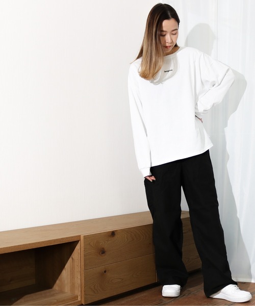 Per sist ence（パーシエンス）の「Per sist ence/パーシエンス　ダブルプリントロンTEE（Tシャツ/カットソー・レディース・ベージュ/カーキ/オフホワイト/ブラック・FREE）」の17枚目の写真