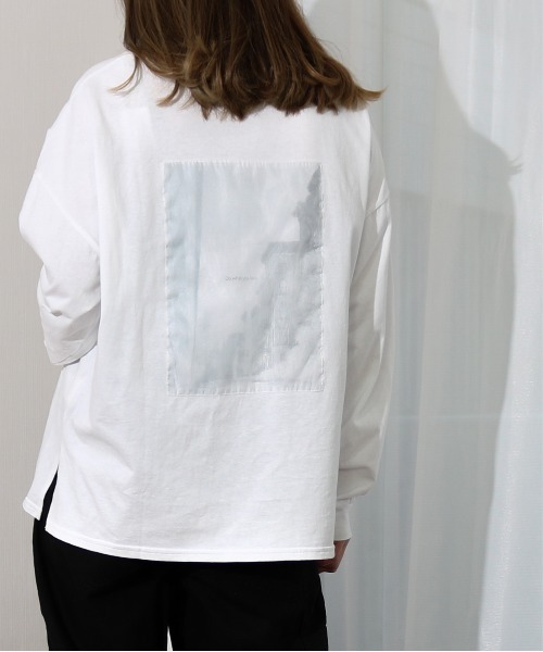 Per sist ence（パーシエンス）の「Per sist ence/パーシエンス　ダブルプリントロンTEE（Tシャツ/カットソー・レディース・ベージュ/カーキ/オフホワイト/ブラック・FREE）」の21枚目の写真