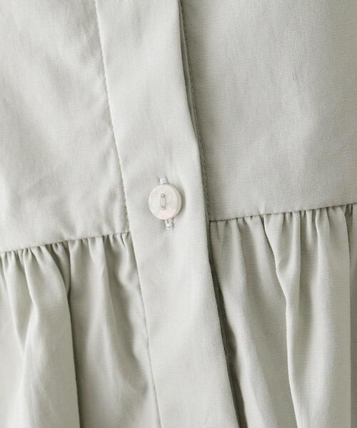 AG by aquagirl（エージーバイアクアガール）の「◆コットンシャツチュニック（シャツ/ブラウス・レディース・ホワイト系/ガンメタ/オリーブ・36/38）」の9枚目の写真