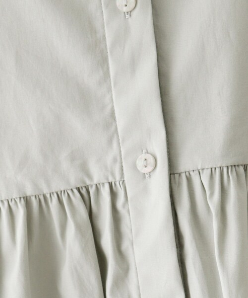 AG by aquagirl（エージーバイアクアガール）の「◆コットンシャツチュニック（シャツ/ブラウス・レディース・ホワイト系/ガンメタ/オリーブ・36/38）」の13枚目の写真