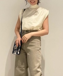 ORGANICSギャザーボリュームカットトップス