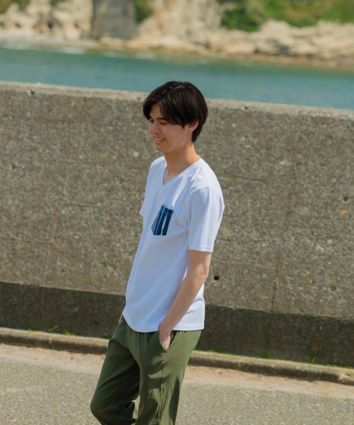JEANS MATE(ジーンズメイト)の「【ZERO STAIN】別布 柄ポケット付きTシャツ 汗染み防止加工 デザインポケット(Tシャツ/カットソー・メンズ・ホワイト/ホワイト系その他/ブラック/ブルー・MEDIUM/LARGE/X-LARGE)」の7枚目の写真