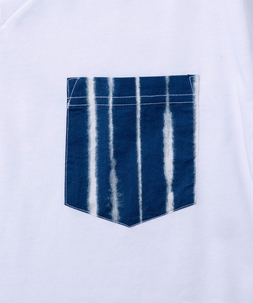 JEANS MATE(ジーンズメイト)の「【ZERO STAIN】別布 柄ポケット付きTシャツ 汗染み防止加工 デザインポケット(Tシャツ/カットソー・メンズ・ホワイト/ホワイト系その他/ブラック/ブルー・MEDIUM/LARGE/X-LARGE)」の22枚目の写真
