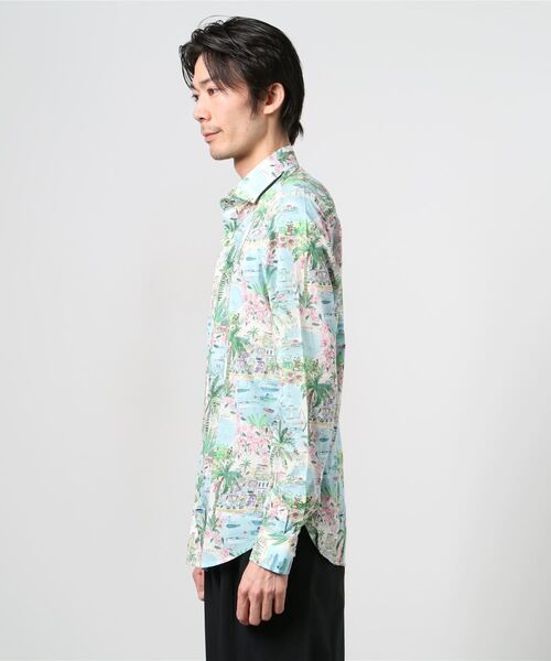 GANESH（ガネーシュ）の「GANESH/ガネーシュ/RESORT（シャツ/ブラウス・メンズ・サックスブルー・MEDIUM/LARGE/X-LARGE/SMALL）」の2枚目の写真