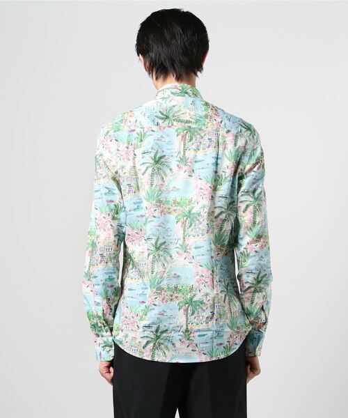 GANESH（ガネーシュ）の「GANESH/ガネーシュ/RESORT（シャツ/ブラウス・メンズ・サックスブルー・MEDIUM/LARGE/X-LARGE/SMALL）」の3枚目の写真