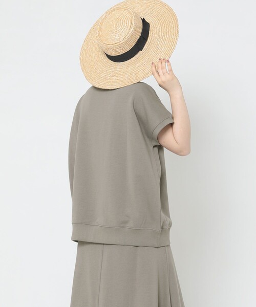 Sig FREAK'S STORE（シグフリークスストア）の「スウェットスカートセットアップ（セットアップ・レディース・ダークグレー/ベージュ・ﾌﾘ-）」の15枚目の写真