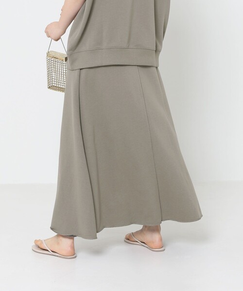 Sig FREAK'S STORE（シグフリークスストア）の「スウェットスカートセットアップ（セットアップ・レディース・ダークグレー/ベージュ・ﾌﾘ-）」の18枚目の写真