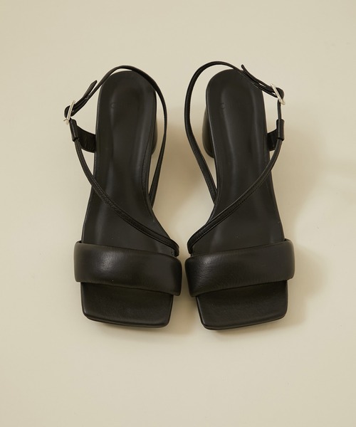 city(シティ)の「【CITY】パデットストラップサンダル(サンダル・レディース・ホワイト/ブラック・1/2)」の18枚目の写真