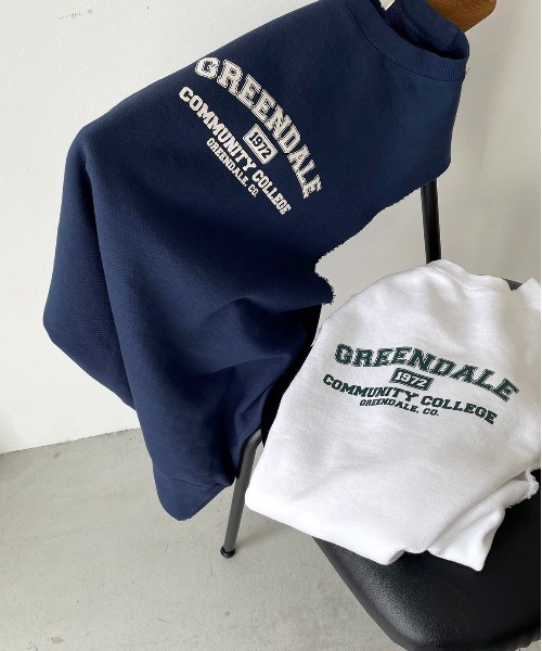 CANAL JEAN(キャナルジーン)の「RED CHOP WORKS(レッドチョップワークス) "GREENDALE"スウェットタンクトップ(タンクトップ・レディース・ネイビー/オフホワイト・38)」の3枚目の写真