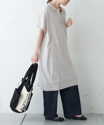 PUAL CE CIN | 【Du noir】オーガニックコットン ニットワンピース(ワンピース)