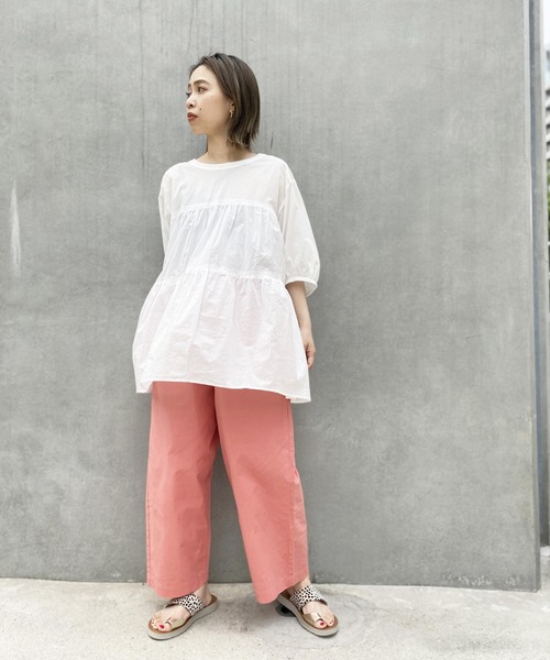 studio CLIP（スタディオクリップ）の「【低身長向けアイテム】カラフルごきげんパンツ（その他パンツ・レディース・ライトグレー/ブラック/ブルー/イエロー/ピンク・FREE）」の19枚目の写真