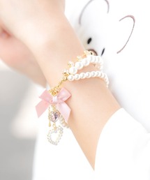 ROJITA | リボンチャームパールブレスレット(ブレスレット)