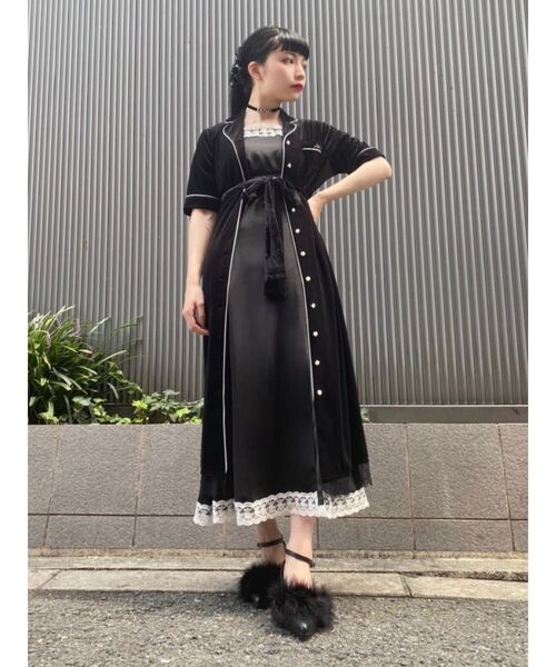 EATME（イートミー）の「フェザーミュールパンプス（その他シューズ・レディース・グレー/ブラック/ライトブラウン・S/M/L）」の5枚目の写真