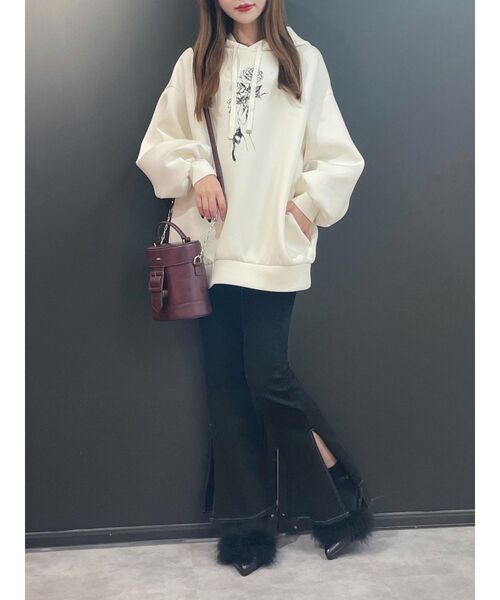 EATME（イートミー）の「フェザーミュールパンプス（その他シューズ・レディース・グレー/ブラック/ライトブラウン・S/M/L）」の7枚目の写真