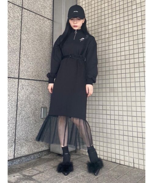 EATME（イートミー）の「フェザーミュールパンプス（その他シューズ・レディース・グレー/ブラック/ライトブラウン・S/M/L）」の9枚目の写真