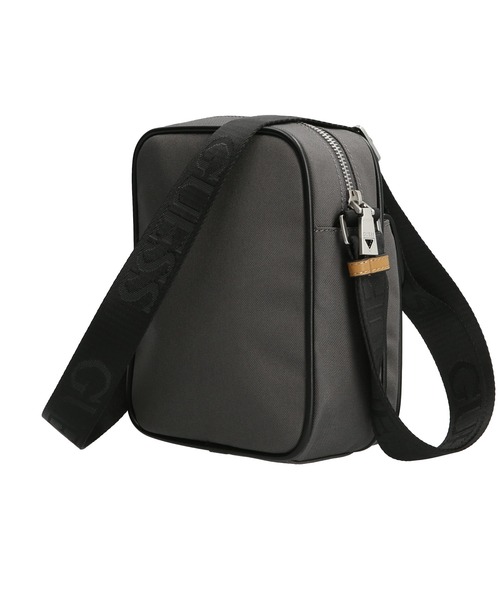 Guess（ゲス）の「MASSA Top Zip Crossbody Flat（ショルダーバッグ・メンズ・ブラック/グレー・ONE SIZE）」の9枚目の写真