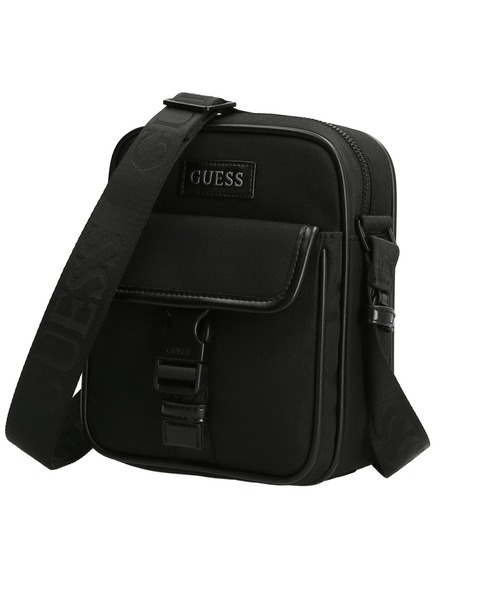 Guess（ゲス）の「MASSA Top Zip Crossbody Flat（ショルダーバッグ・メンズ・ブラック/グレー・ONE SIZE）」の16枚目の写真