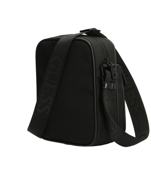 Guess（ゲス）の「MASSA Top Zip Crossbody Flat（ショルダーバッグ・メンズ・ブラック/グレー・ONE SIZE）」の3枚目の写真