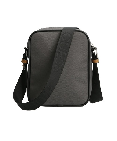 Guess（ゲス）の「MASSA Top Zip Crossbody Flat（ショルダーバッグ・メンズ・ブラック/グレー・ONE SIZE）」の6枚目の写真