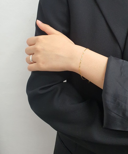 CEMONEMO（セモネモ）の「【金属アレルギー対応】 シンプル チェーン ブレスレット / silver925（ブレスレット・レディース・その他1/その他2/その他3/その他4/その他5/その他6・FREE）」の11枚目の写真