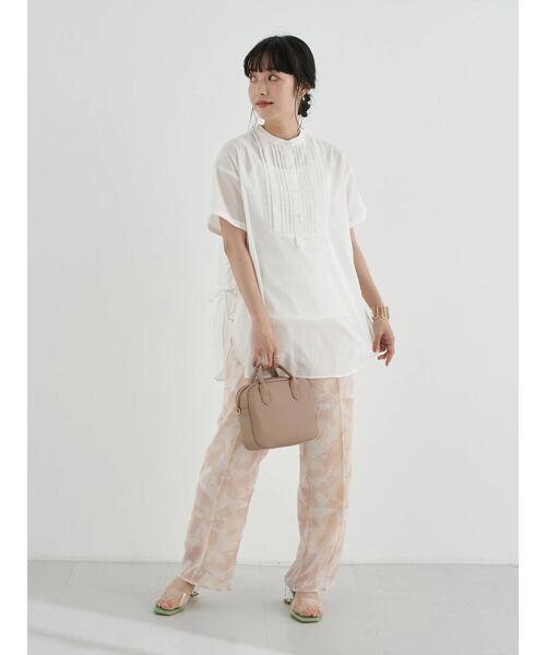 earth music&ecology（アースミュージックアンドエコロジー）の「スクエアミニボストンバッグ ＊（トートバッグ・レディース・アイボリー/モカ・FREE）」の20枚目の写真