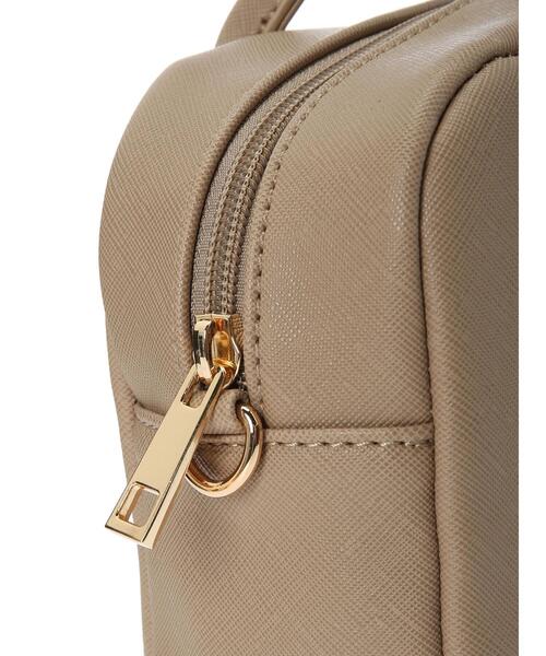 earth music&ecology（アースミュージックアンドエコロジー）の「スクエアミニボストンバッグ ＊（トートバッグ・レディース・アイボリー/モカ・FREE）」の15枚目の写真