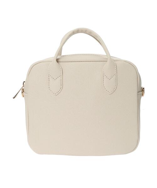 earth music&ecology（アースミュージックアンドエコロジー）の「スクエアミニボストンバッグ ＊（トートバッグ・レディース・アイボリー/モカ・FREE）」の11枚目の写真