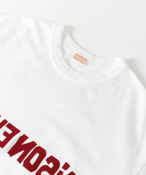 MAISON EUREKA(メゾンエウレカ)の「MAISON EUREKA FLOCKY ME LOGO T-SHIRTS(Tシャツ/カットソー・レディース・ホワイト/グレー・MEDIUM)」の14枚目の写真