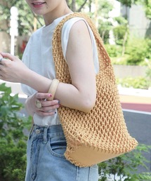 CORNERS | ロープ編みショルダーバッグ(かごバッグ)