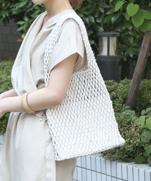 CORNERS | ロープ編みショルダーバッグ(かごバッグ)