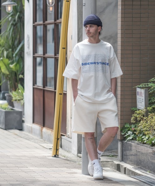 SIDEWAY STANCE（サイドウェイスタンス）の「【SIDEWAY STANCE】ワッフル ショートパンツ セットアップ対応（その他パンツ・メンズ・オフホワイト/ベージュ/ブラック・LARGE/X-LARGE/MEDIUM）」の6枚目の写真