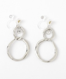 ダブルリングノンホールピアス / 955767
