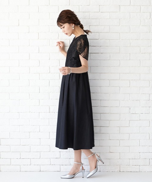 AIMER（エメ）の「レースラッフルスリーブフィット&フレアパーティー