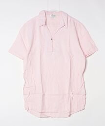 スキッパー フレンチレーヨンカプリ半袖シャツ