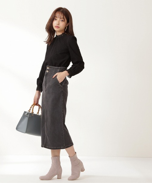 PROPORTION BODY DRESSING（プロポーションボディドレッシング）の「タイニーフラワーレースブラウス / 1211210808（シャツ/ブラウス・レディース・ブラック/ブラウン/ピンク/ホワイト系その他・MEDIUM/SMALL）」の9枚目の写真