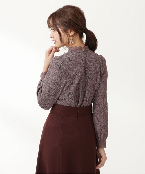 PROPORTION BODY DRESSING（プロポーションボディドレッシング）の「タイニーフラワーレースブラウス / 1211210808（シャツ/ブラウス・レディース・ブラック/ブラウン/ピンク/ホワイト系その他・MEDIUM/SMALL）」の13枚目の写真