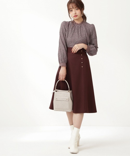 PROPORTION BODY DRESSING（プロポーションボディドレッシング）の「タイニーフラワーレースブラウス / 1211210808（シャツ/ブラウス・レディース・ブラック/ブラウン/ピンク/ホワイト系その他・MEDIUM/SMALL）」の12枚目の写真