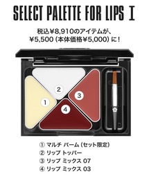 MARY QUANT（マリークワント）の「セレクトパレット フォー リップス I