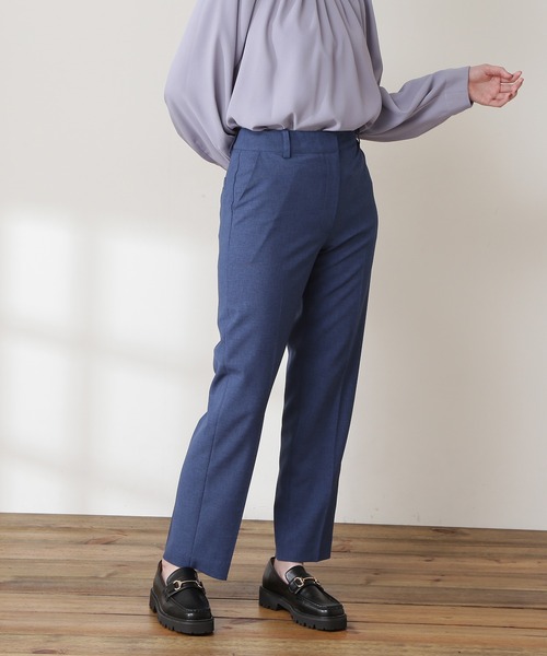 N.(N. Natural Beauty Basic)(エヌエヌナチュラルビューティーベーシック)の「【追加生産】【S Size Line】ドライタッチカラーテーパードパンツ(その他パンツ・レディース・ブルー/パープル/ピンク・SMALL/MEDIUM)」の5枚目の写真