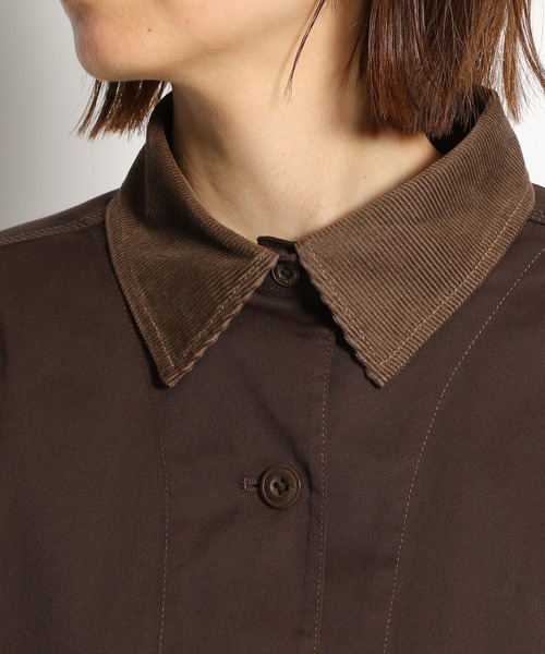 Dickies(ディッキーズ)の「【Dickies(ディッキーズ)】別注ワークショップコート(その他アウター・レディース・ダークブラウン/グリーン・FREE)」の7枚目の写真