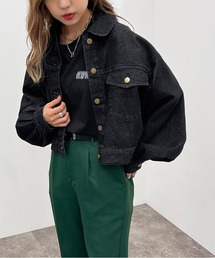 apres jour mignon | ショートGジャン【ZOZOTOWN限定アイテム】【8PO】(デニムジャケット)