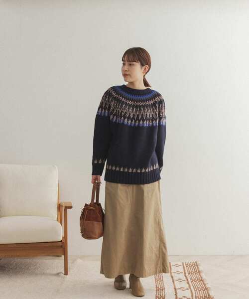 FORK&SPOON（フォークアンドスプーン）の「FORK&SPOON　イージーフィットチノスカート（スカート・レディース・ブラック/ベージュ/グリーン系その他・ONE）」の11枚目の写真